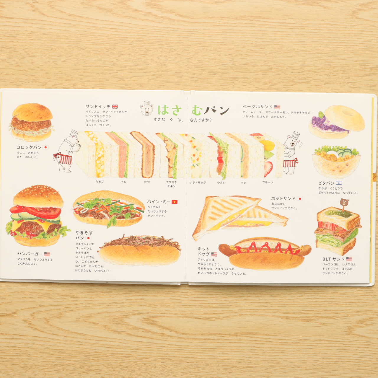 パンのずかん コドモエのえほん 中古絵本の販売 えほんポケット